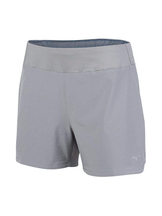 Mizuno Women's Running Phoenix 4" Square Shorts Griffin Gray