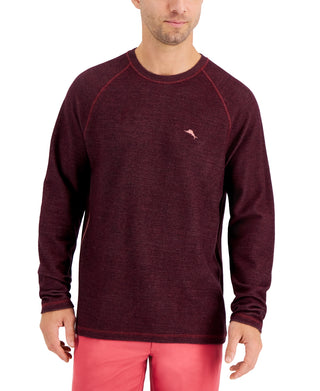 Tommy Bahama Mens Bayview Sweater Cherry Stone B4HP (Regular 2XL)