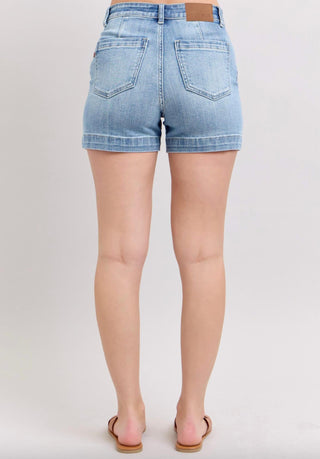 Judy Blue - High Waist Trouser Shorts