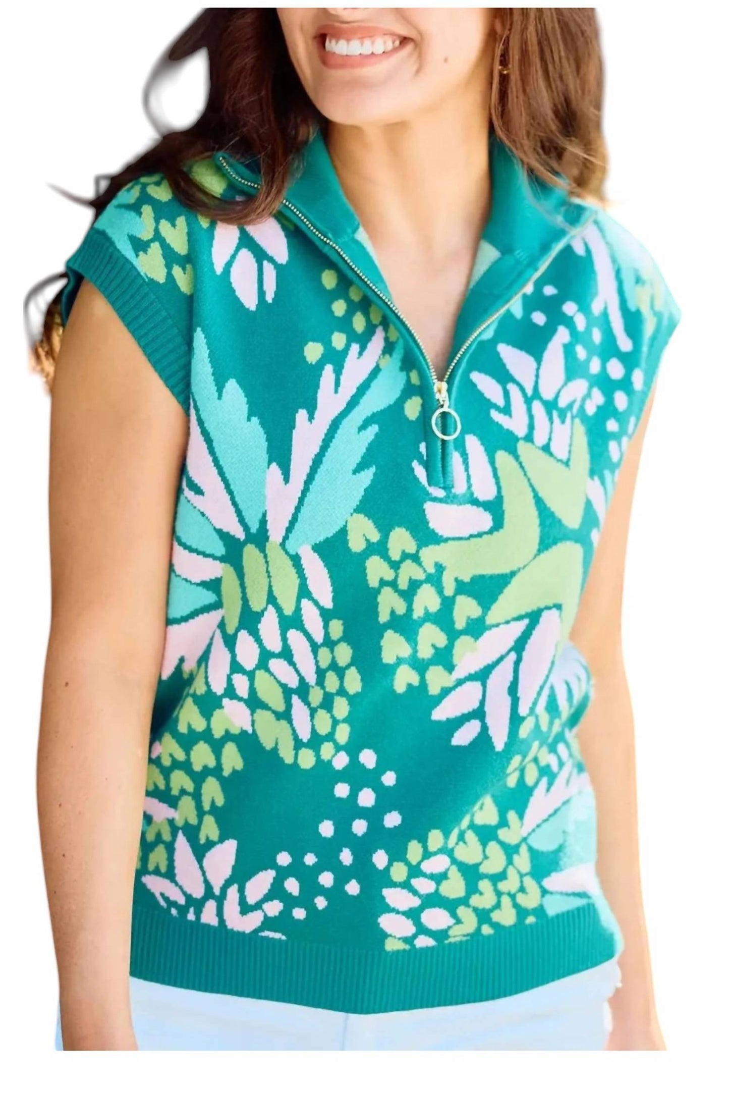 Mary Square - Print Sweater