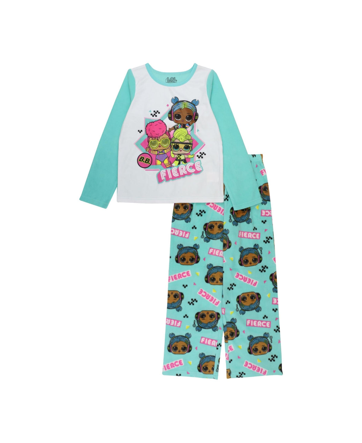 Little Girls Lol Surprise Top and Pajama 2Piece Set
