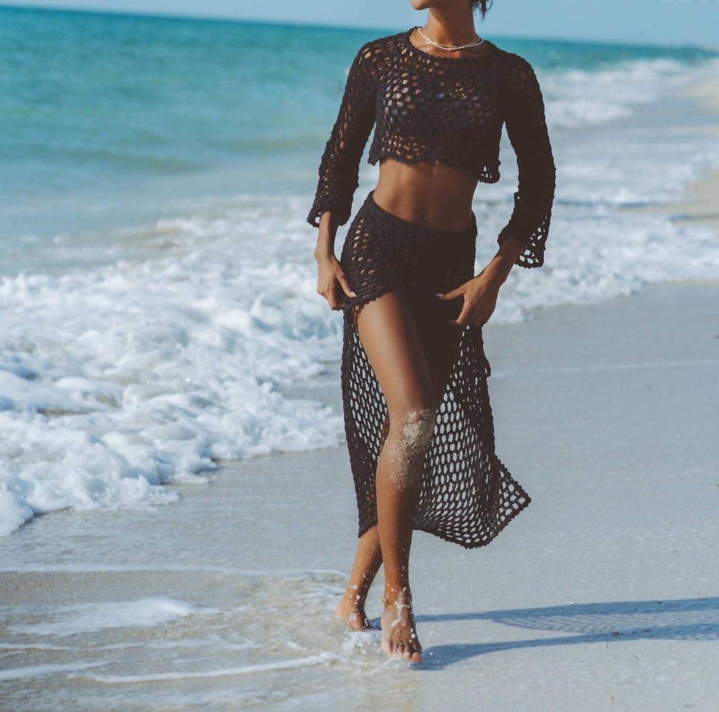 Soah - Women's Jane Crochet Crop Top