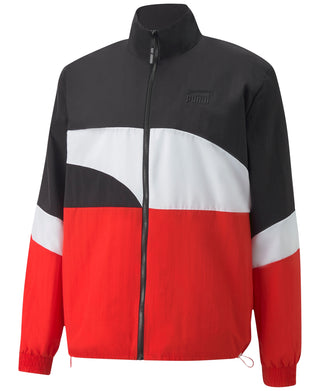 Men's Puma Clyde Jacket - Black/Red, Size S