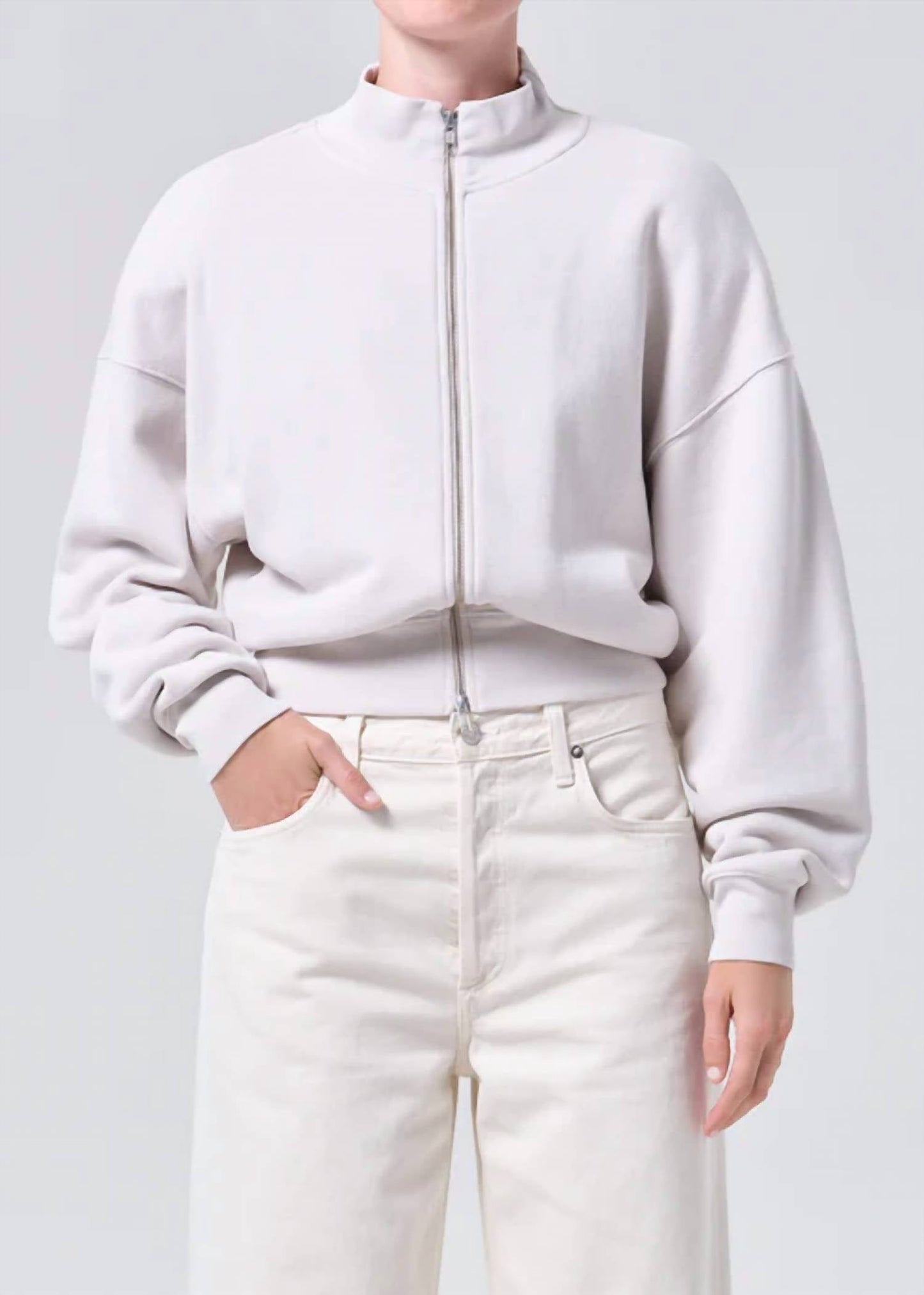 Agolde - Jensen Zip Up Sweatshirt
