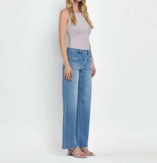 Lovervet - High Rise Wide Leg Jeans