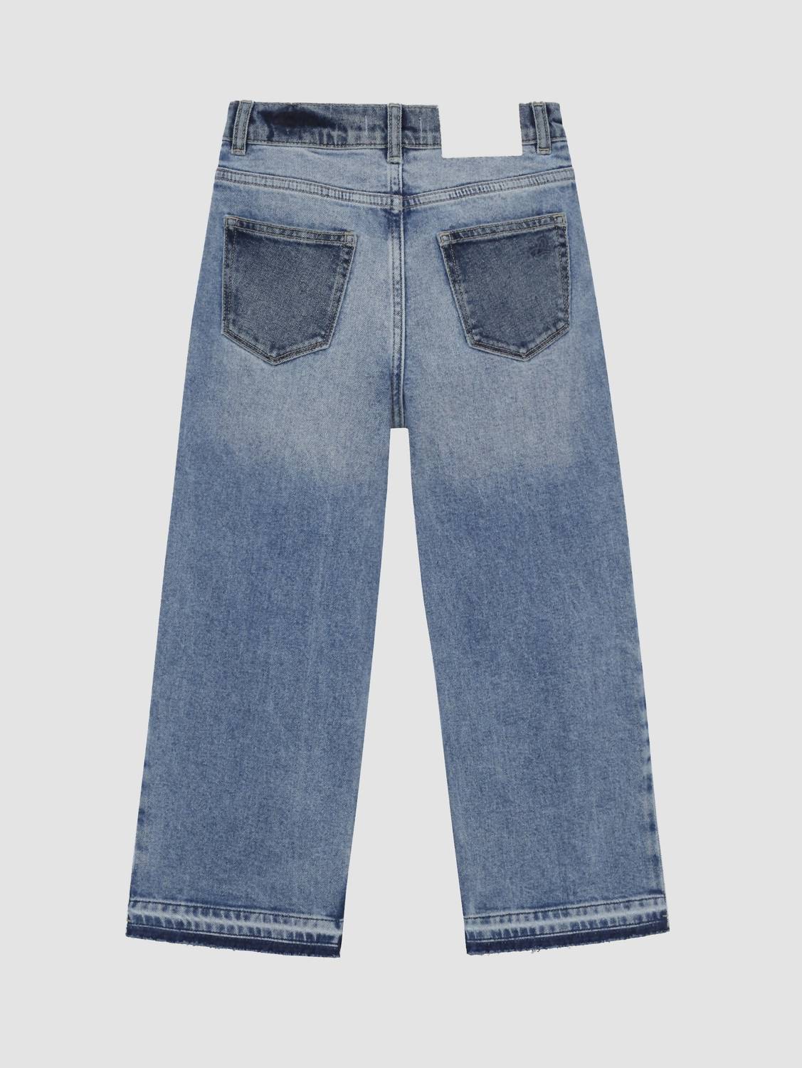 Dl1961 - Kids' - Girl's Paneled Lily Wide Leg Denim Jeans