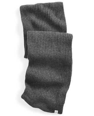 Men's Solid Ribbed Winter Scarf