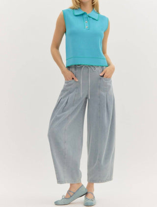 Entro - Sleeveless Pullover Top