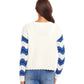 Karen Kane - Pointelle Zigzag Sweater - Plus