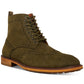 MADDEN Men's Olive Green Wingtip Brogue Boots