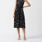 Joseph Ribkoff - Polka Dot Belted Midi Dress
