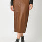 Mystree - Faux Leather Pencil Skirt