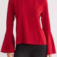 Frame - Long Bell Sleeve Top