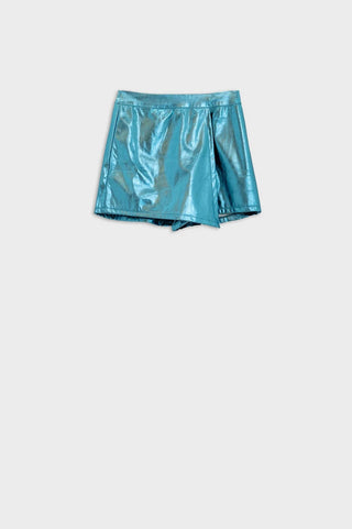 Q2 - Fuzz Metallic Wrap Short