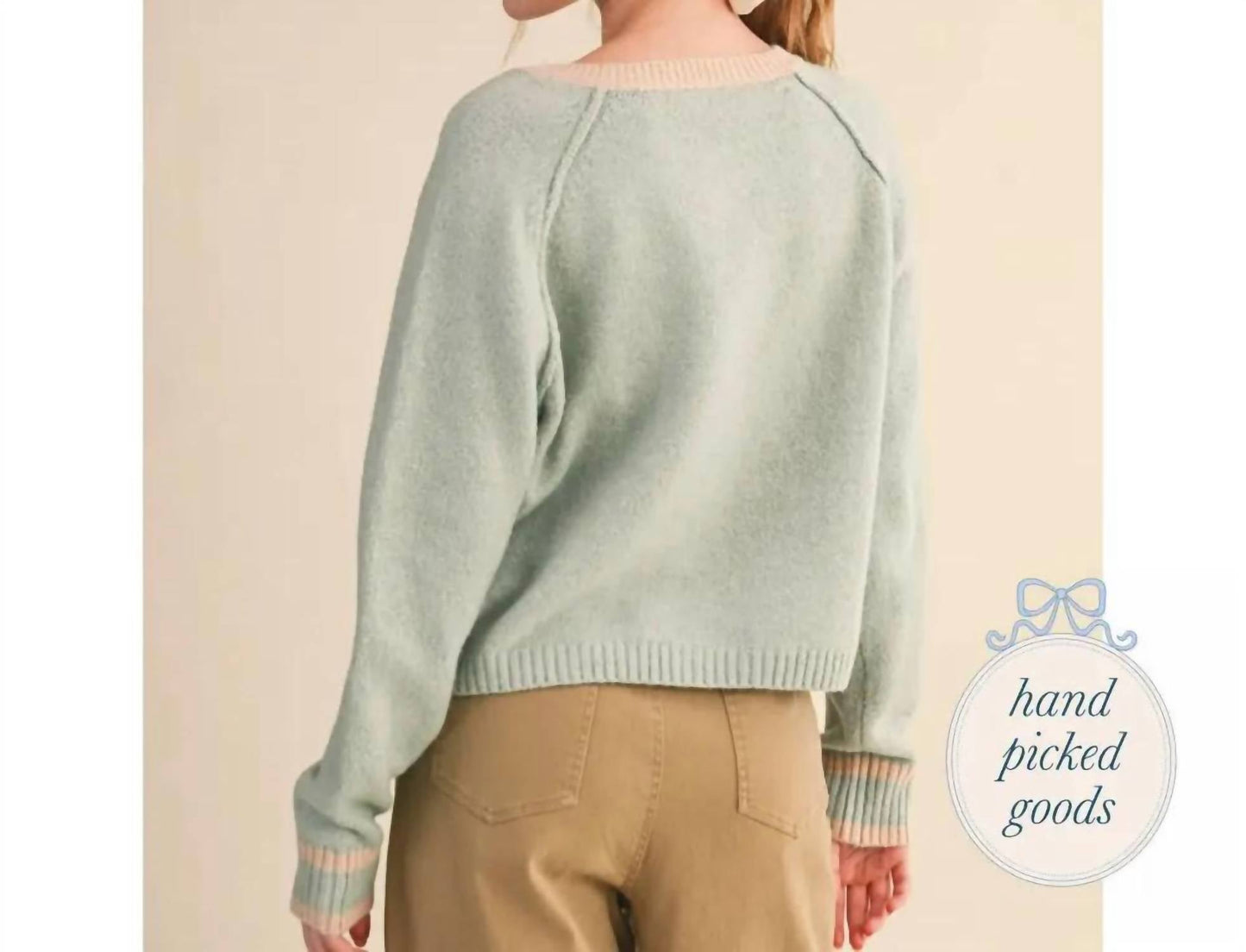 &Merci - Women's Two Tone Cardigan