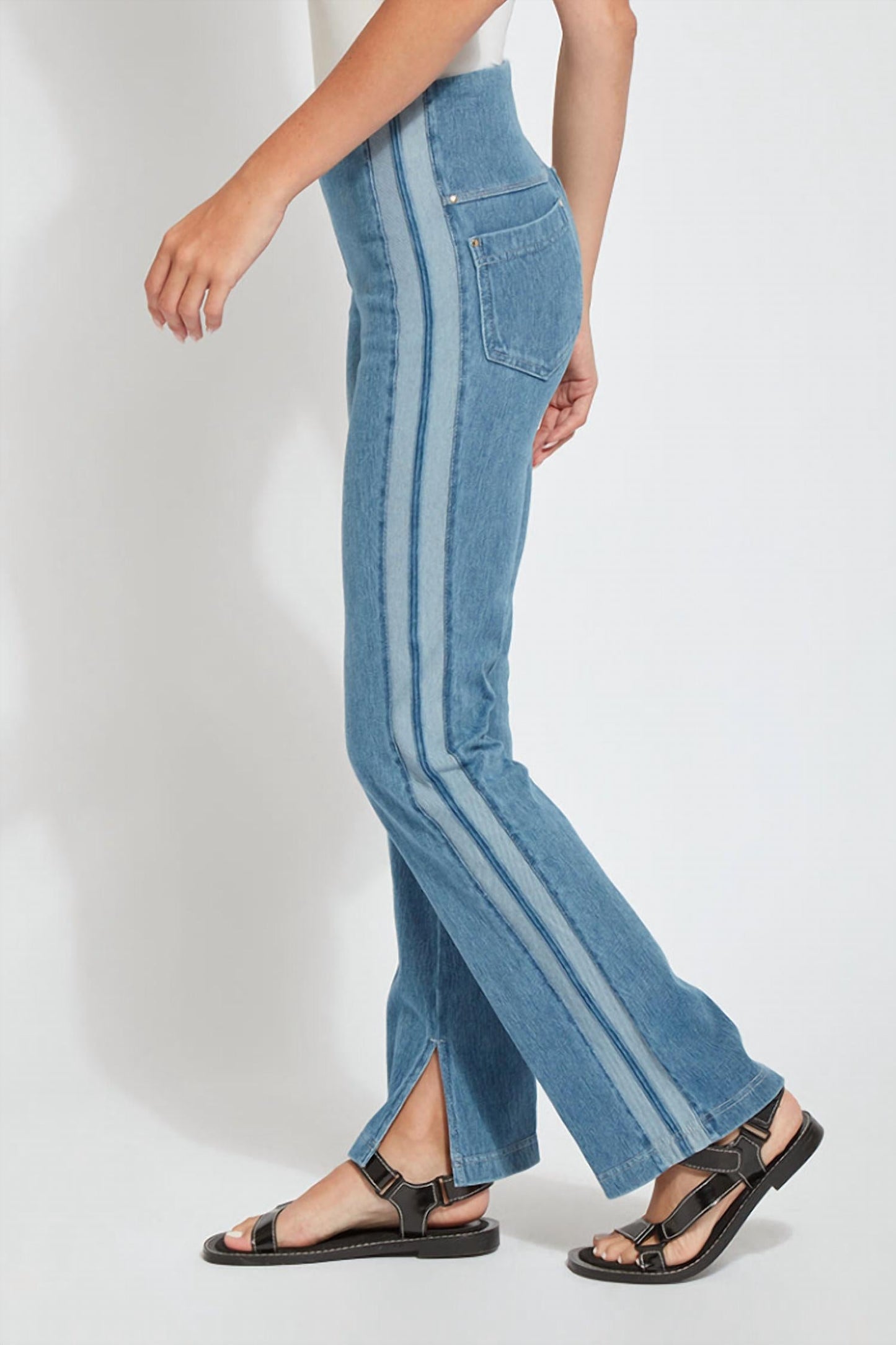 Lysse - Horizon Stripe Baby Boot Denim