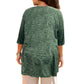 On The Plus Side - Plus Size 3/4 Sleeve Heartwood Henley Tee
