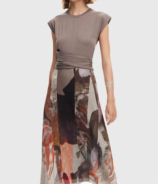 Desigual - Tierra Crew Neck Midi Dress