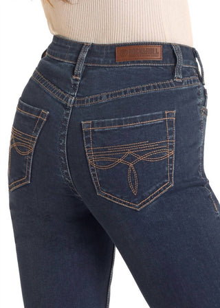 Rock & Roll Cowgirl - Boot Stitch High Rise Jean