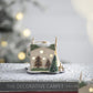 Cardboard Lit Tent Christmas Ornaments Set of 6 - Multicolor