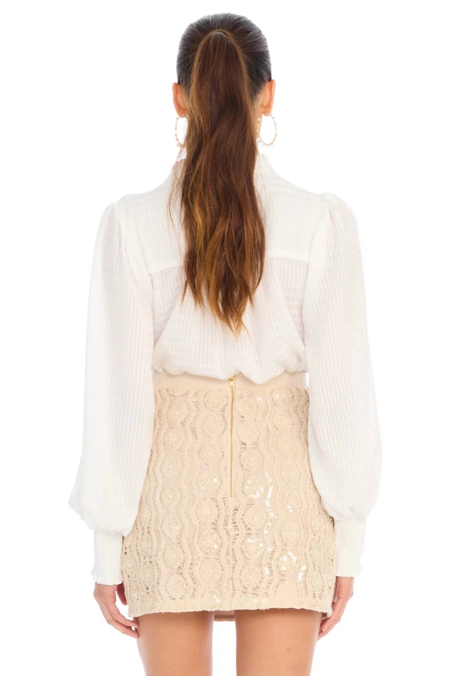 Allison New York - Beaded Dawn Mini Skirt
