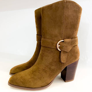 Beast Fashion - Women's Zane Faux Suede Bootie