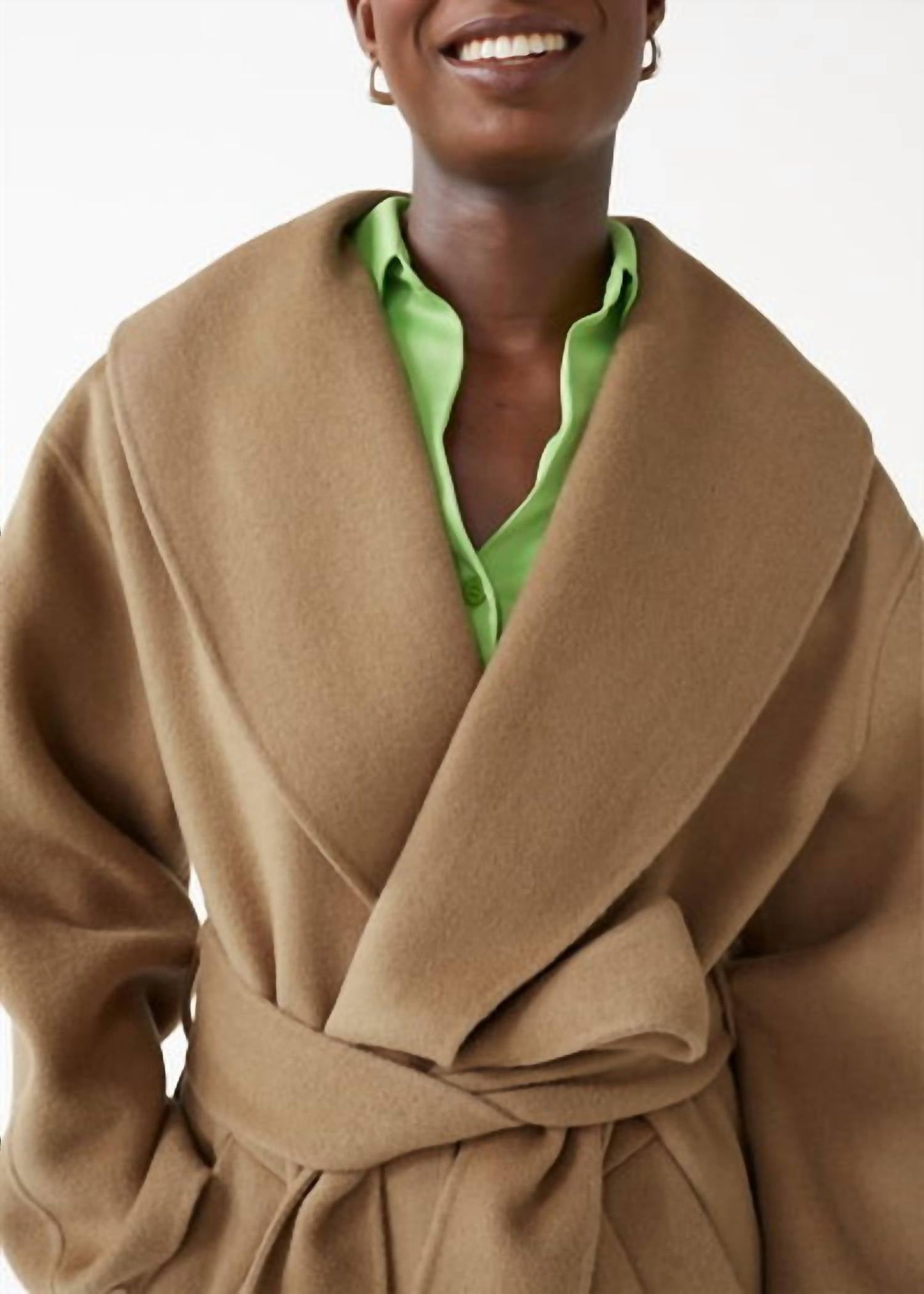 & Other Stories - Oversized Shawl-collar Wool Coat
