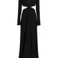 A.L.C. - Issa Cutout Long-sleeve Gown