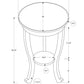 Accent End Table, 2 Tier, Traditional - Walnut