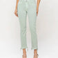 Vervet By Flying Monkey - Mid Rise Crop Straight Jeans