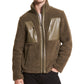 Michael Kors Men's Sherpa Fleece Mixed Media Jacket