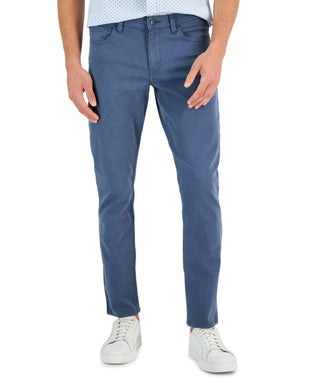 Michael Kors Men's Slim Straight Fit Acid Wash Jeans