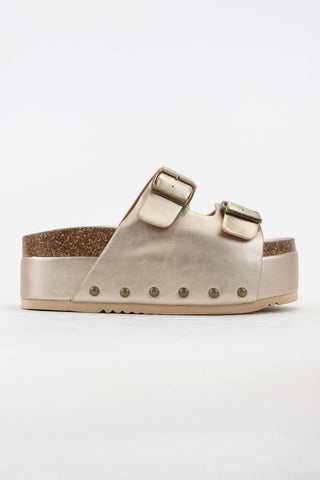 Ccocci - Women's Maddie Double Buckle Platform Sandals