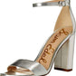 Sam Edelman - Women's Yaro Ankle Strap Open Toe Block Heeled Sandal