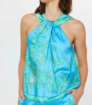 Current Air - Halter Neck Top With Back Opening