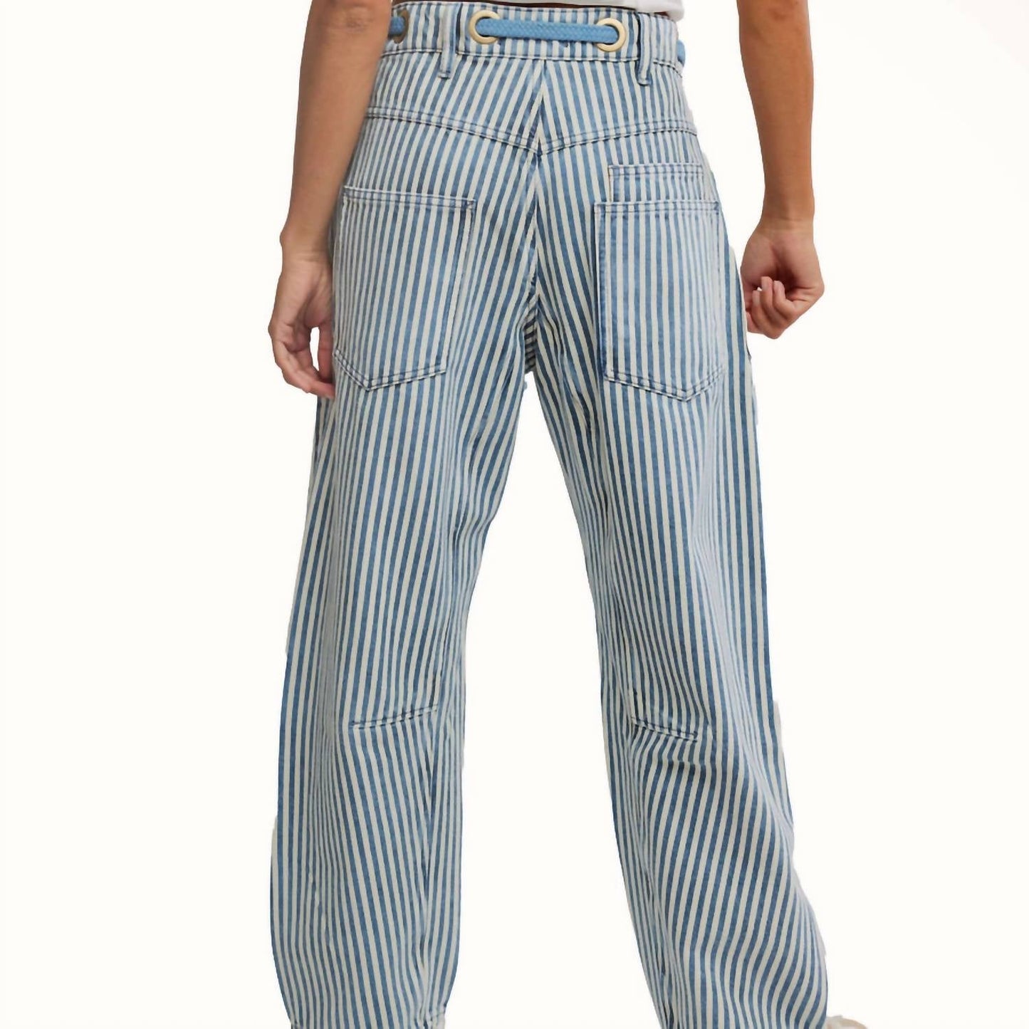 Free People - Moxie Railroad Low-slung Jeans