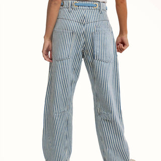 Free People - Moxie Railroad Low-slung Jeans