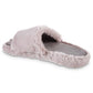 Isotoner - Women's Faux Fur and Satin Tabby Slipper
