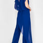 Last Tango - MS1059 - Jumpsuit w/ Chiffon Overlay