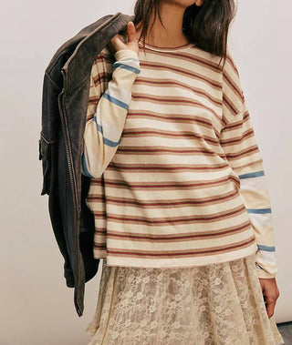 Free People - Nina Stipe Long Sleeve