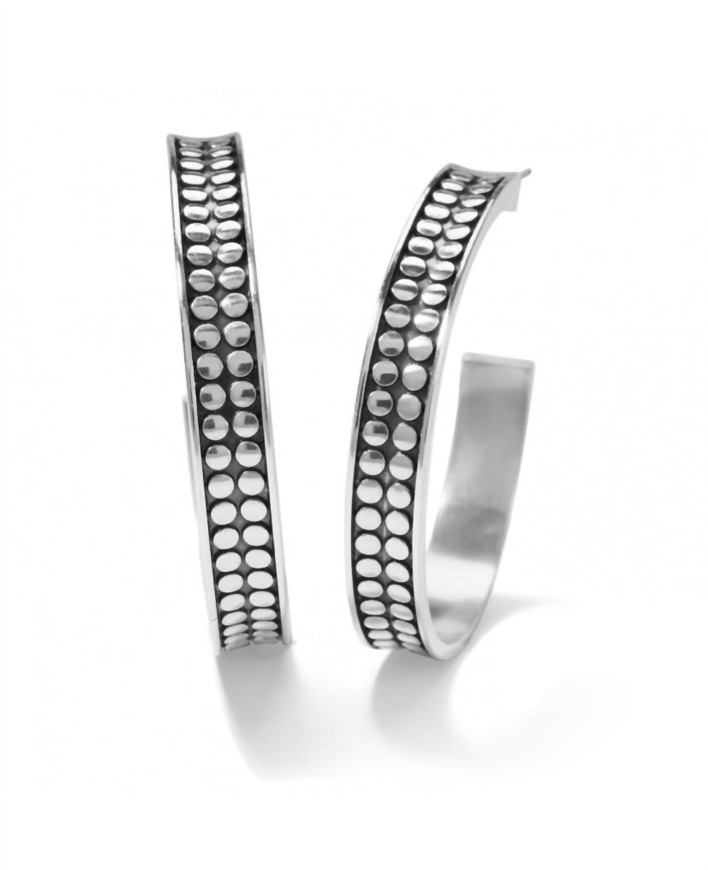 Brighton - Women's Pebble Dot Medium Hoops