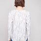 Charlie B - Foliage Print Boat Neck Blouse