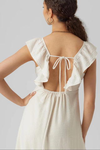 Vero Moda - Women's Chris Flounce Sleeve Dress