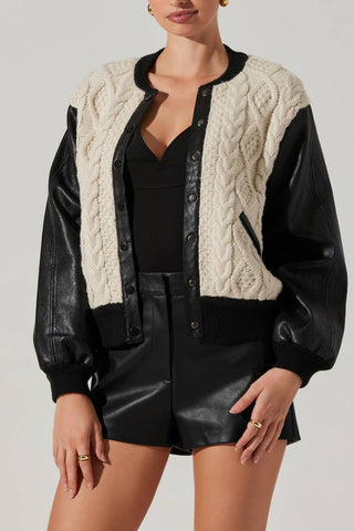 Astr - Fionn Contrast Bomber Jacket