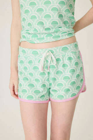Pj Salvage - Peachy Party Courtside Printed Shorts