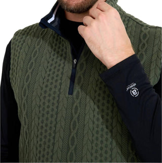 Abacus Sportswear Us - Woburn Mock Neck Half Zip Vest