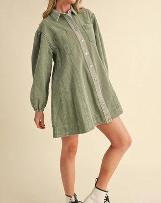 &Merci - Edge Line Denim Mini Dress