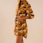 Care Tucker - Preslie Poplin Shirt Dress - All Over Wild Horses Pattern