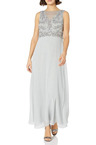 Adrianna Papell - Beaded Chiffon Dress