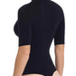 Commando - Ballet Short Sleeve Turtleneck Bodysuit